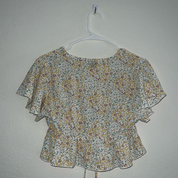 Multi color floral top - Picture 3 of 3